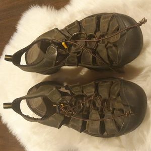 keen sandals green